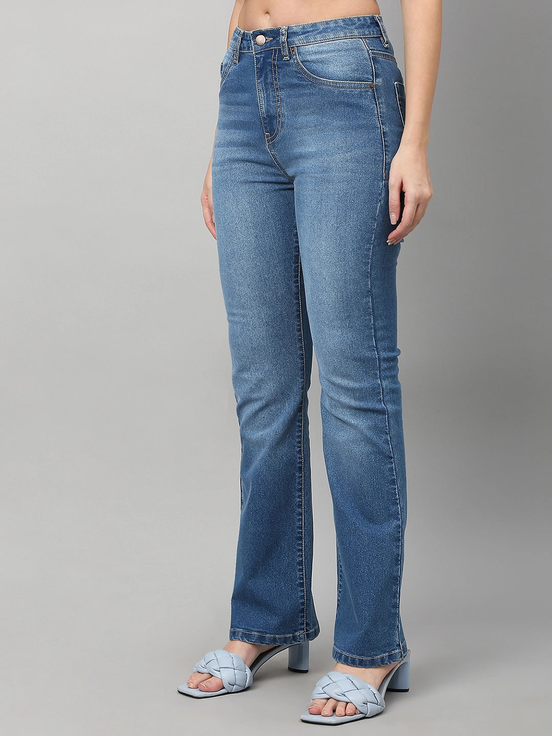 TARAMA High Rise Boot Cut Jeans TARAMA JEANS